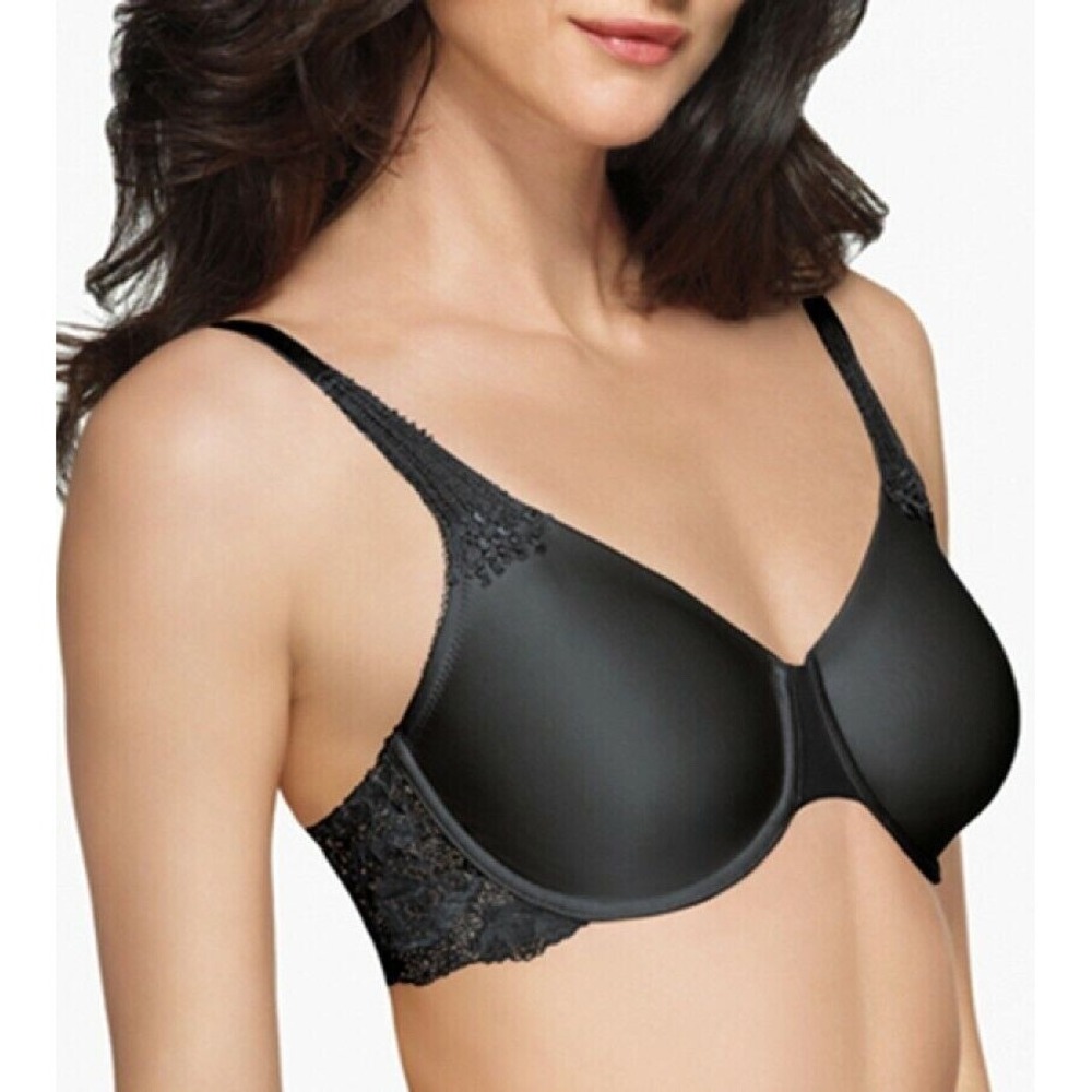 Wacoal Inspiration Full Figure Underwire Bra 855187, Black, Size 38DD